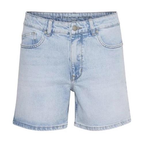 My Essential Wardrobe LucyMW High Shorts & Knickers Light Blue Retro W...