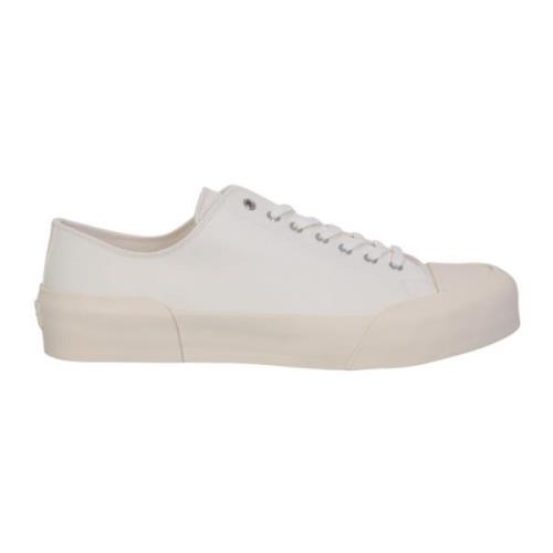 Jil Sander Vita Låga Snörskor White, Herr