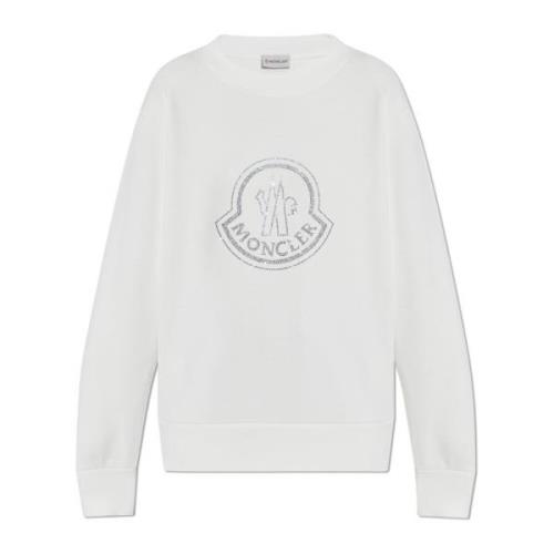 Moncler Oversize tröja White, Dam