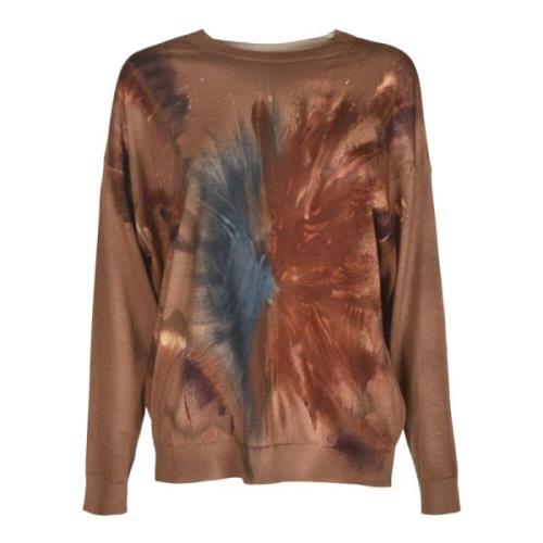 Avant Toi Fashionable Sweater Designs Brown, Dam