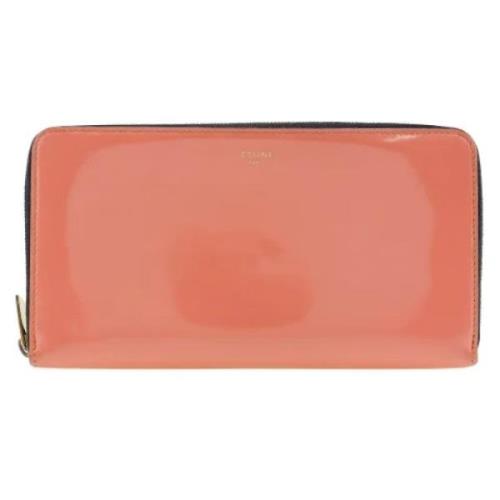 Celine Vintage Pre-owned Laeder plnbcker Pink, Dam