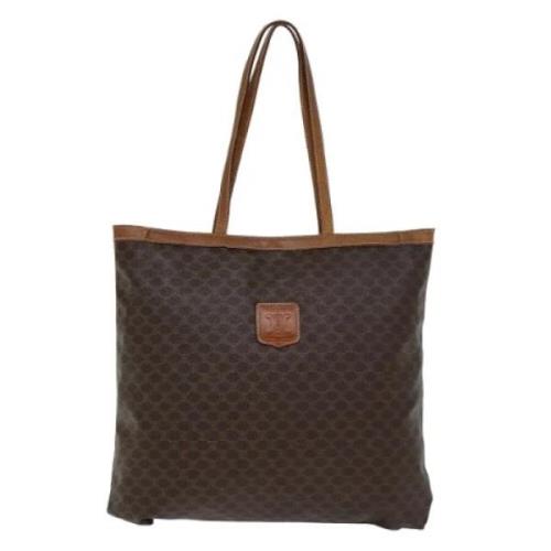 Celine Vintage Pre-owned Canvas totevskor Brown, Dam