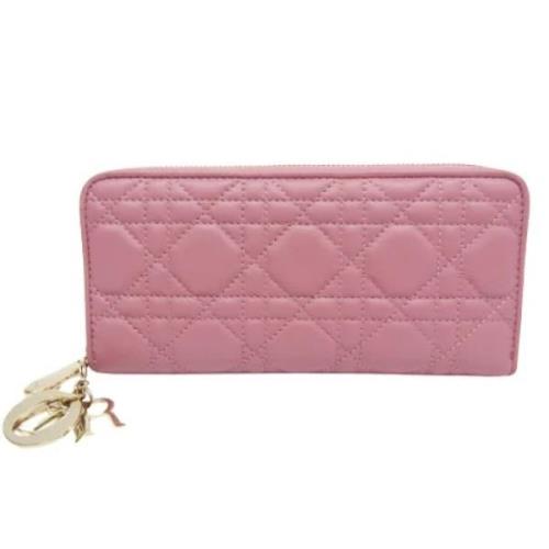 Dior Vintage Pre-owned Laeder plnbcker Pink, Dam