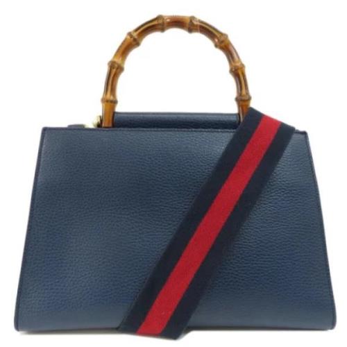 Gucci Vintage Pre-owned Laeder gucci-vskor Blue, Dam