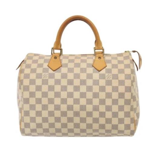 Louis Vuitton Vintage Pre-owned Canvas louis-vuitton-vskor White, Dam