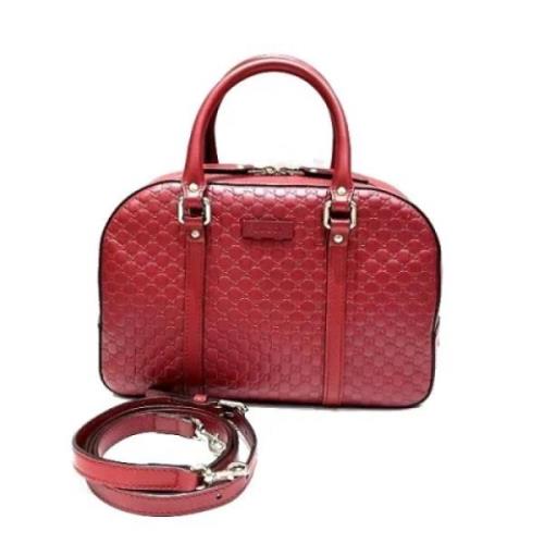 Gucci Vintage Pre-owned Laeder gucci-vskor Red, Dam