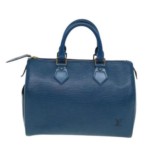 Louis Vuitton Vintage Pre-owned Tyg louis-vuitton-vskor Blue, Dam