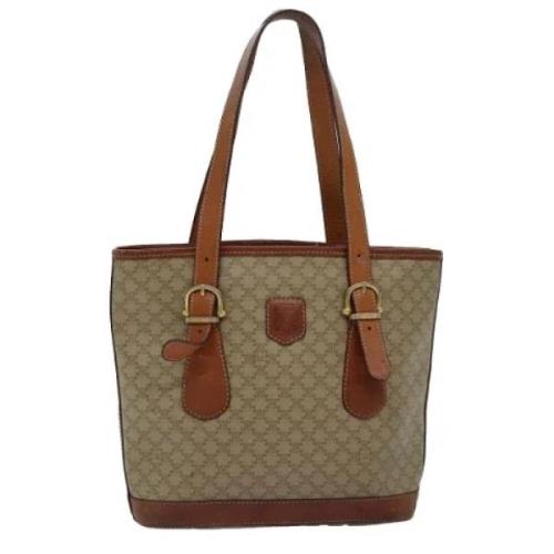 Celine Vintage Pre-owned Canvas totevskor Beige, Dam