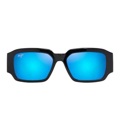 Maui Jim Retroinspirerade Polariserade Solglasögon Kupale Black, Unise...