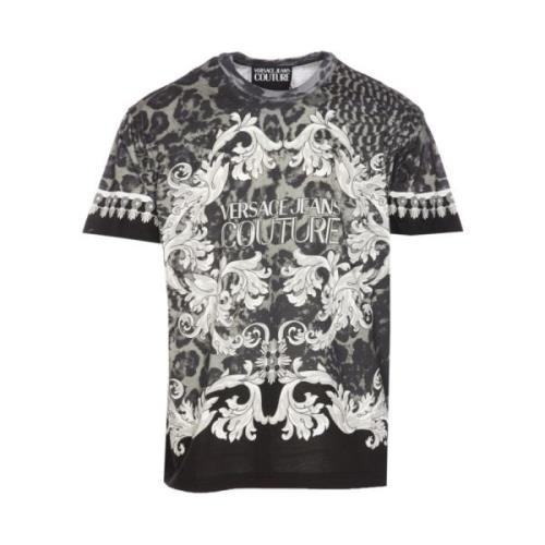 Versace Jeans Couture Herr Svarta T-shirts & Polos Black, Herr