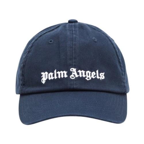 Palm Angels Stilfull Hatt för Trendiga Looks Blue, Herr