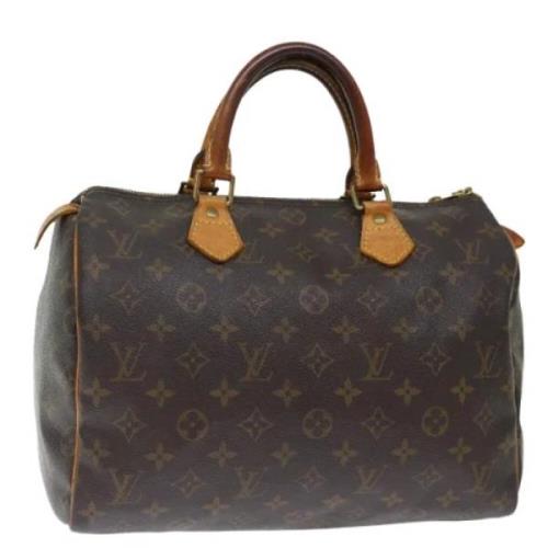 Louis Vuitton Vintage Pre-owned Canvas handvskor Brown, Dam