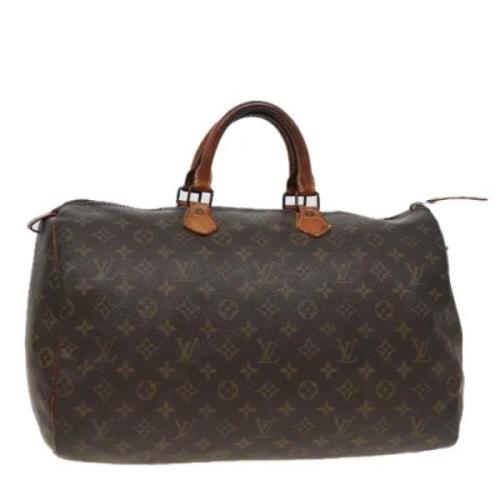 Louis Vuitton Vintage Pre-owned Canvas handvskor Brown, Dam