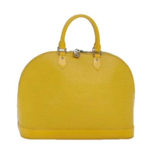 Louis Vuitton Vintage Pre-owned Laeder handvskor Yellow, Dam