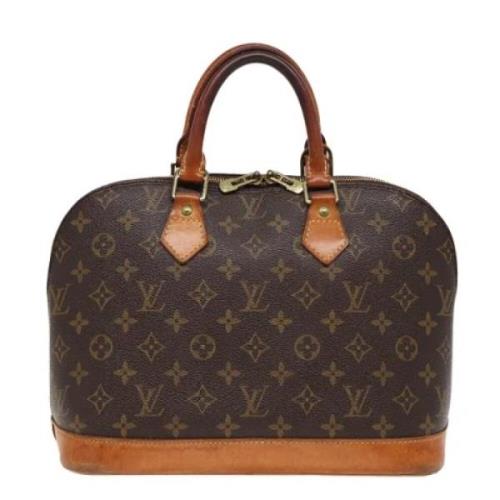 Louis Vuitton Vintage Pre-owned Canvas handvskor Brown, Dam