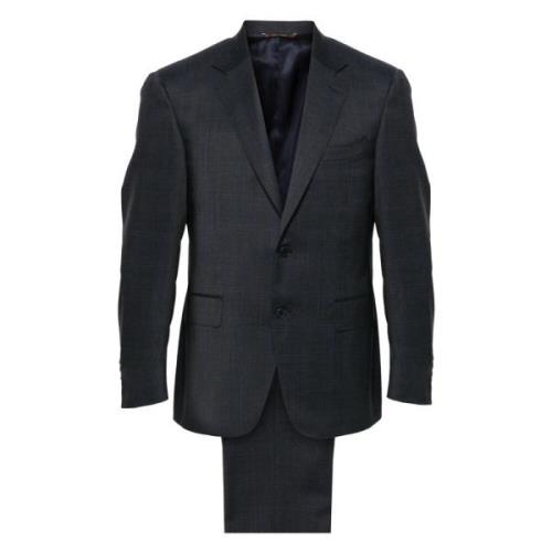 Canali Impeccabile Ullkostym Blue, Herr