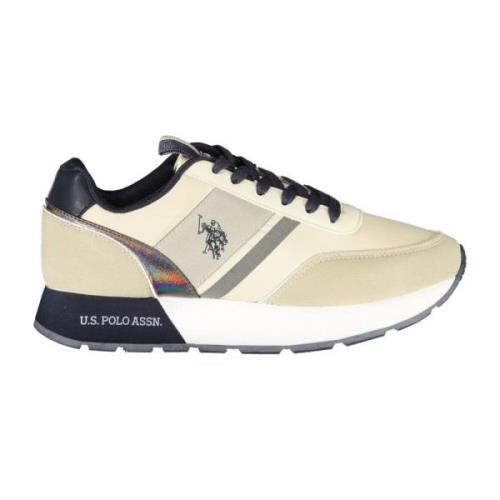 U.s. Polo Assn. Sportiga Beige Snörskor med Kontrastdetaljer Beige, He...