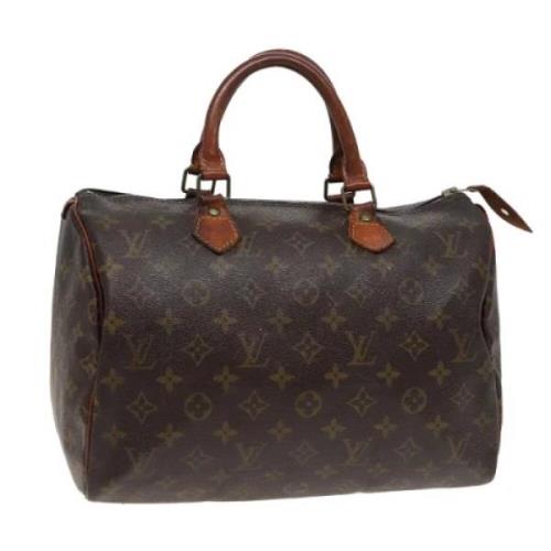 Louis Vuitton Vintage Pre-owned Canvas handvskor Brown, Dam