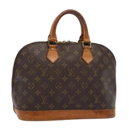 Louis Vuitton Vintage Pre-owned Canvas handvskor Brown, Dam