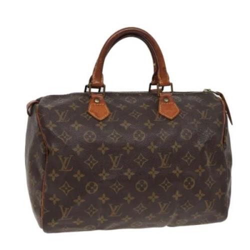 Louis Vuitton Vintage Pre-owned Canvas handvskor Brown, Dam