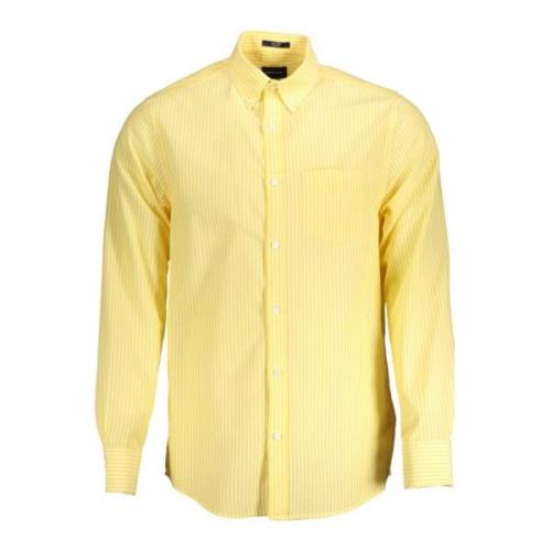 Gant Gul Skjorta Långärmad Button Down Yellow, Herr