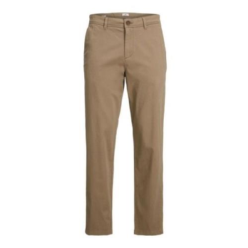 Jack & Jones Straight Trousers Beige, Herr