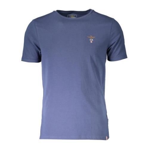 Aeronautica Militare Konvertibel T-shirt Blå Kortärmad Blue, Herr