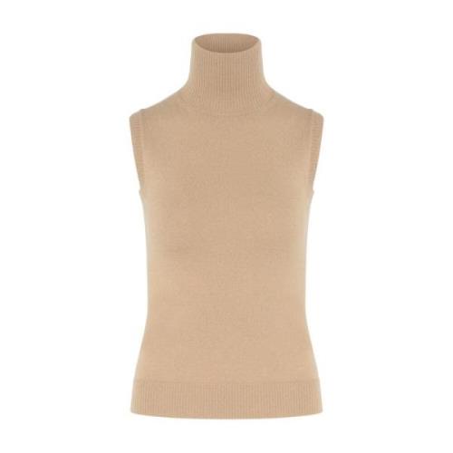 Sportmax Kamel Tanktop 22366051600-001 Brown, Dam