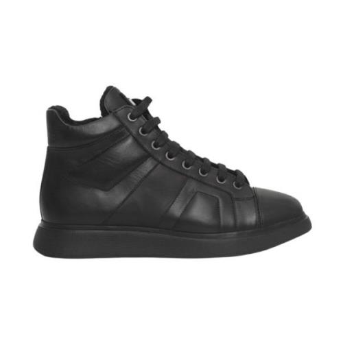 Cerruti 1881 Hög Topp Läder Sneakers Black, Dam