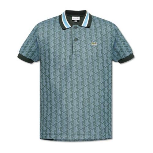 Lacoste Polo med monogram Green, Herr