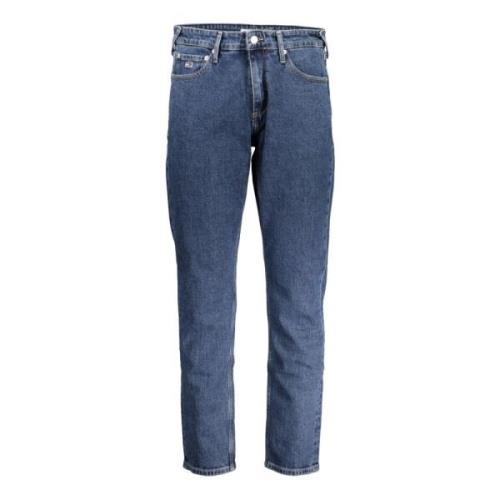 Tommy Hilfiger Denim Jeans Blå Slim Fit Logo Blue, Dam