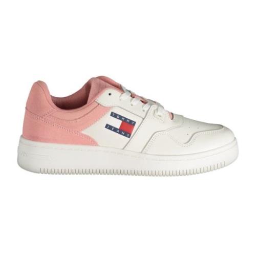 Tommy Hilfiger Sportiga Rosa Snörskor med Kontrastdetaljer Multicolor,...