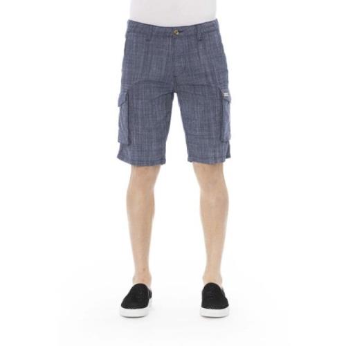 Baldinini Cargo Bermuda Shorts Trend Livorno Blue, Herr