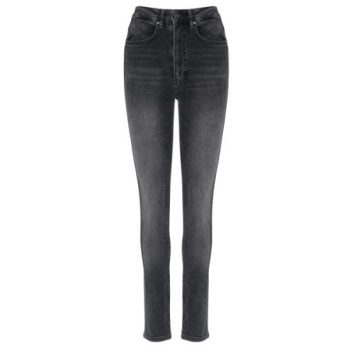 Anine Bing Mörkgrå Skinny Jeans Gray, Dam