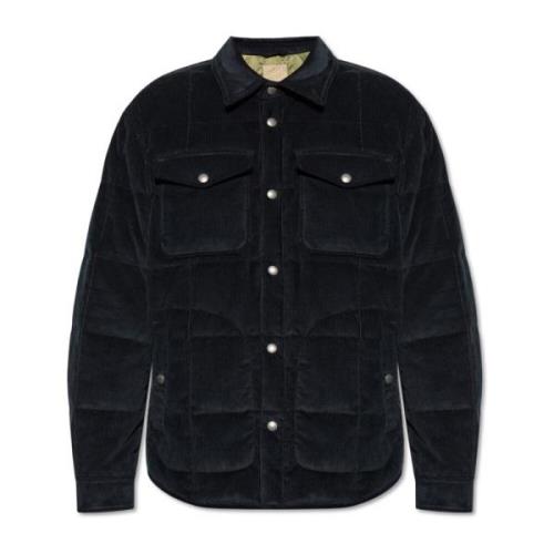 Woolrich Corduroy Dunjacka Blue, Herr