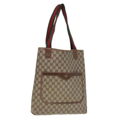 Gucci Vintage Pre-owned Laeder gucci-vskor Beige, Dam