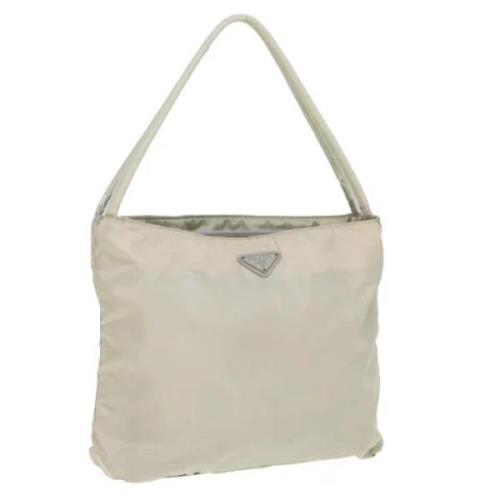 Prada Vintage Pre-owned Nylon totevskor White, Dam