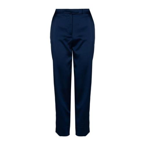 Liu Jo Elegant Slim Fit Dragkedja Byxor Blue, Dam