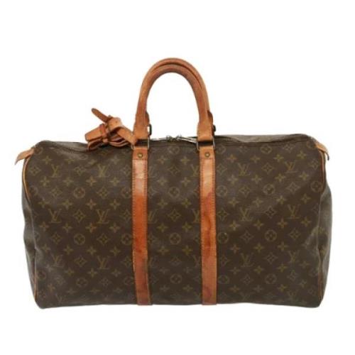 Louis Vuitton Vintage Pre-owned Canvas resvskor Brown, Unisex