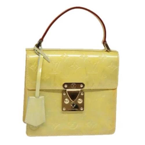 Louis Vuitton Vintage Pre-owned Laeder handvskor Yellow, Dam