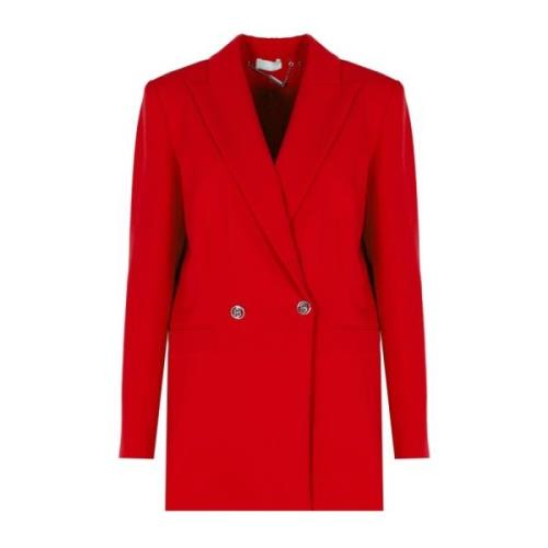 Liu Jo Elegant Blazer med Klassisk Design Red, Dam