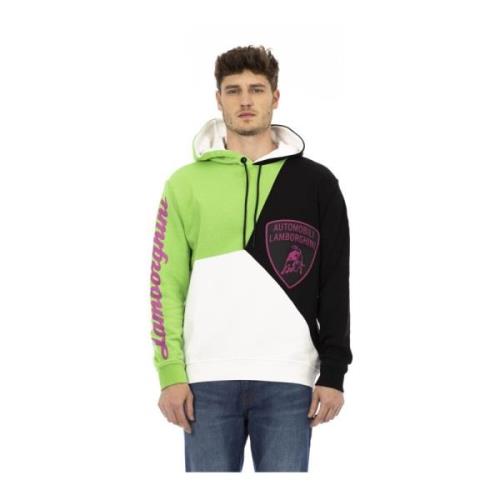 Automobili Lamborghini Hoodie med Sköldlogo Multicolor, Herr