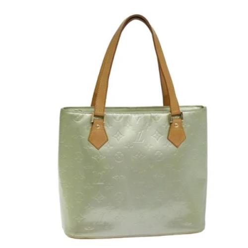 Louis Vuitton Vintage Pre-owned Laeder totevskor Green, Dam