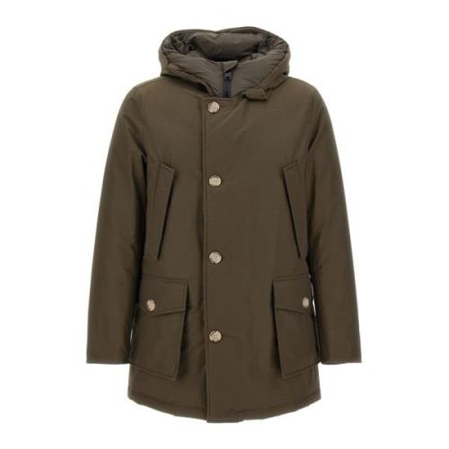 Woolrich Mäns Gröna Kappor Green, Herr