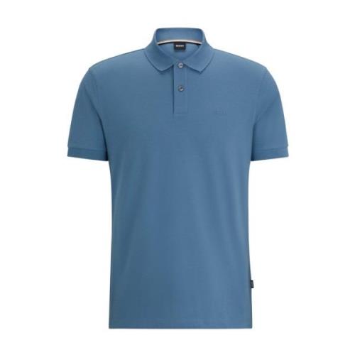 Hugo Boss Polo Shirts Blue, Herr