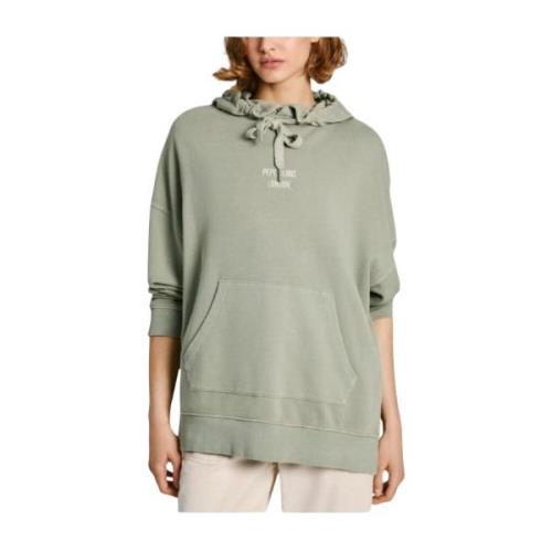 Pepe Jeans Evelina Sweatshirt Green, Dam