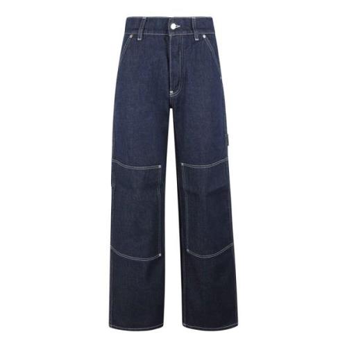 Stella McCartney Mörkblå S-våg Cargo Jeans Blue, Dam