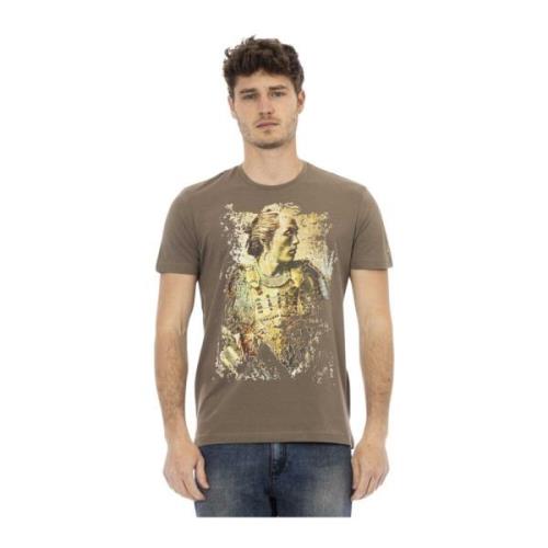 Trussardi Kortärmad Rund Hals T-shirt Brown, Herr