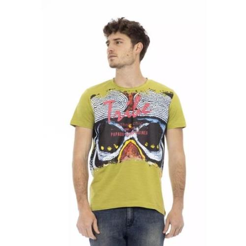 Trussardi Smaragdgrn Casual T-shirt Green, Herr