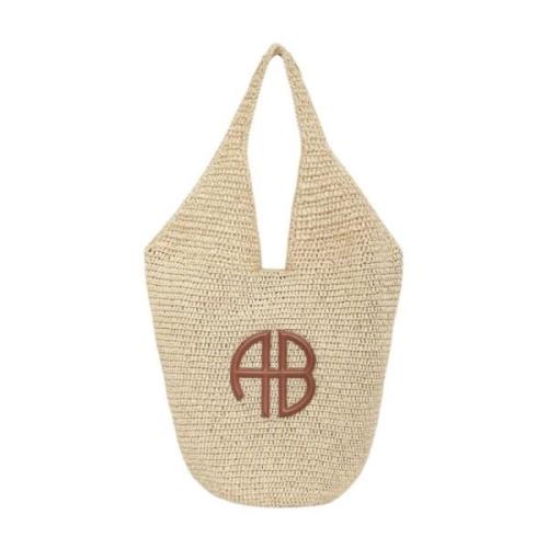 Anine Bing Leah Hobo Väska Beige, Dam